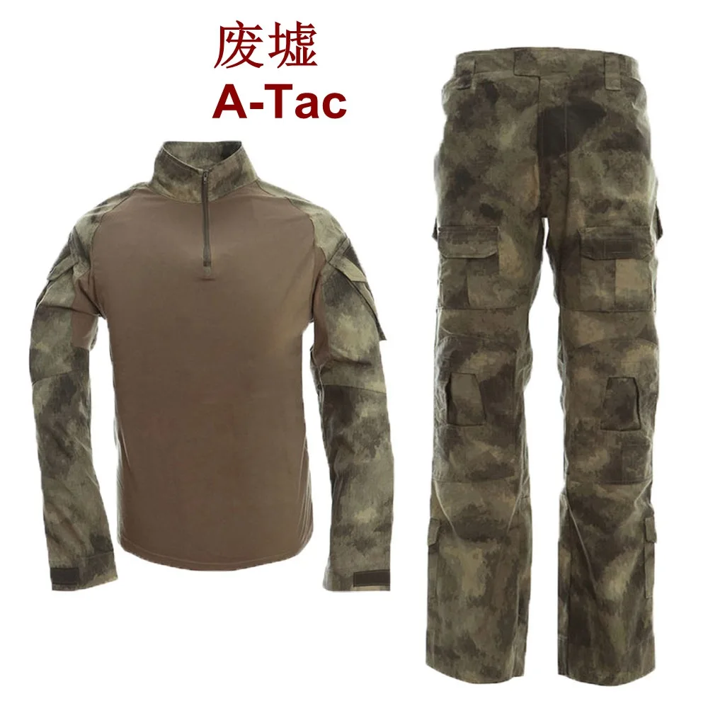 

Tactical Uniforms Men Rip-stop Camouflage Military Clothing Sets Airsoft Paintball Combat Security Suits Hunt Clothes