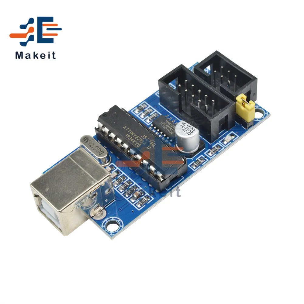 1 комплект USBTiny USBtinyISP AVR ISP программатор загрузчик для Arduino Meag2560 UNO R3 с 10pin Кабель