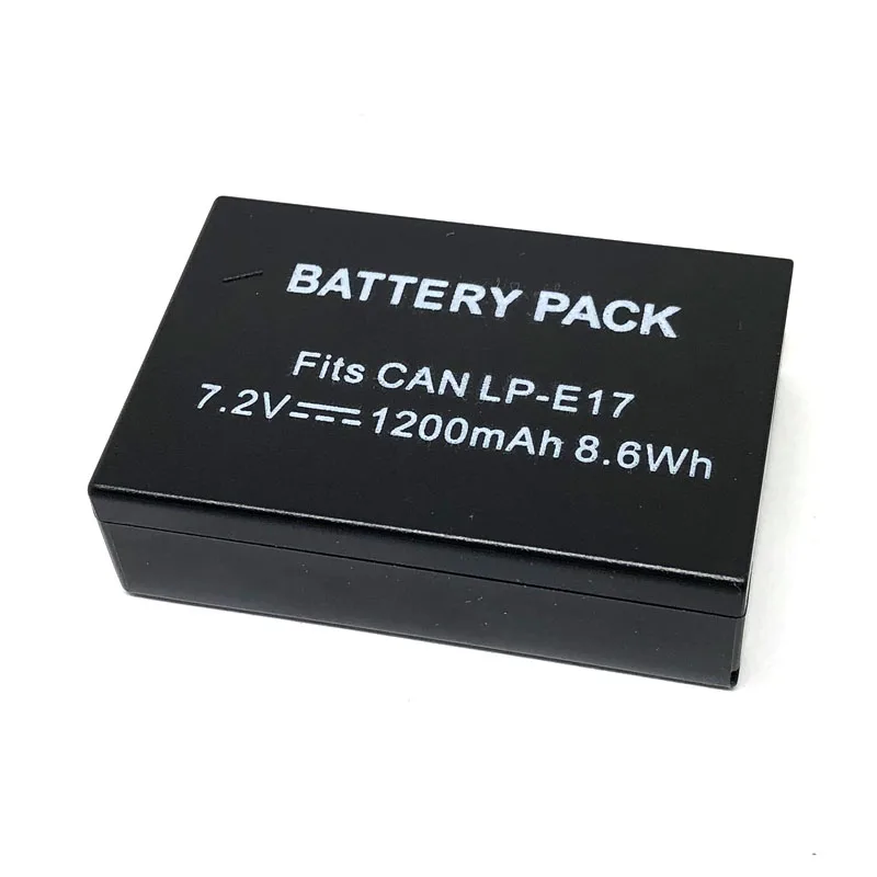LP-E17 LPE17 Battery + LED USB Charger for Canon EOS M3 M5 M6 SL2 200D 77D 750D 760D 800D 8000D Rebel T6i T6s T7i Kiss X8i | Электроника