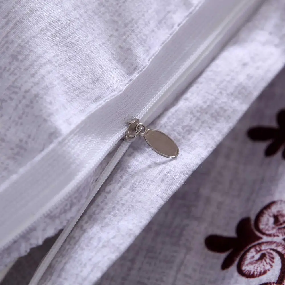 Простые комплекты постельного белья большого размера с цветочным принтом