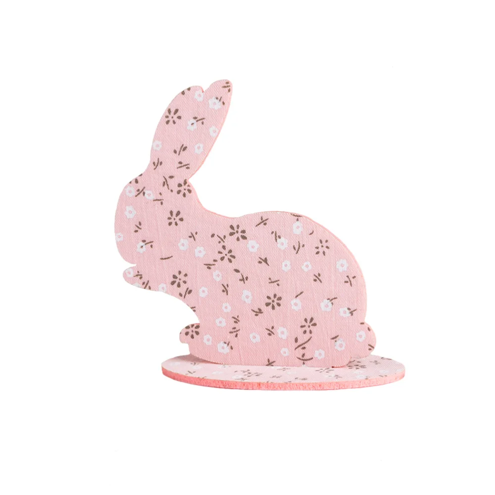 

4Pcs Felt Rabbit Desktop Decoration Adorable Bunny Adornment Festive Rabbit Ornaments