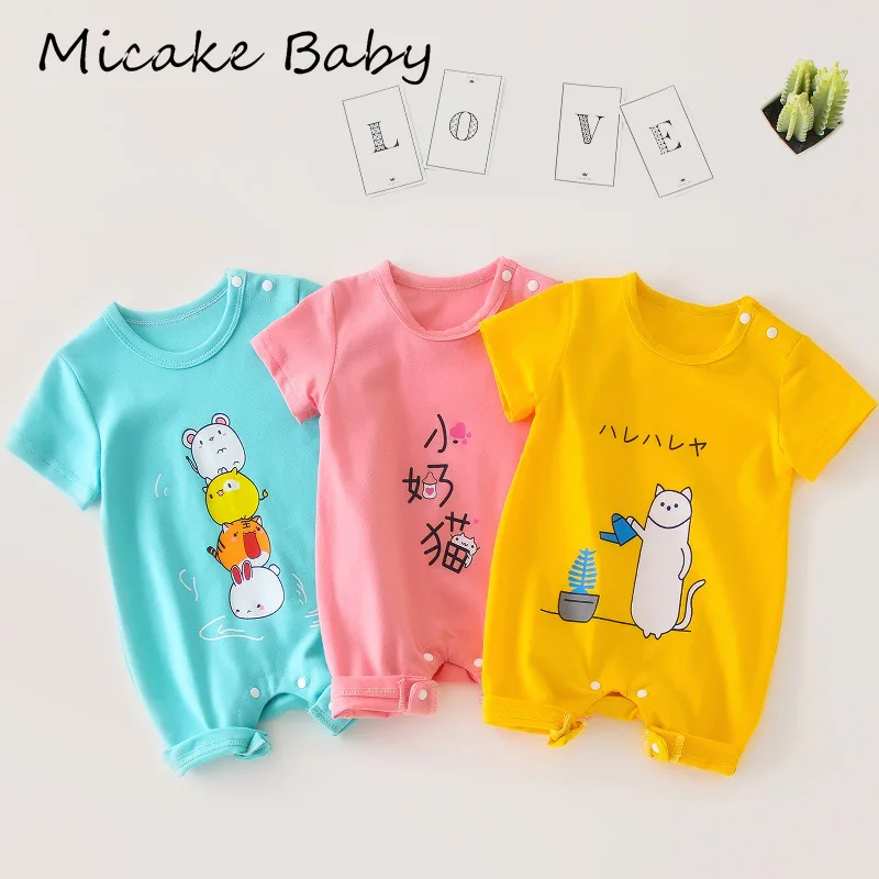 Комбинезон для маленьких девочек 0 15 месяцев комбинезон с рисунком кота