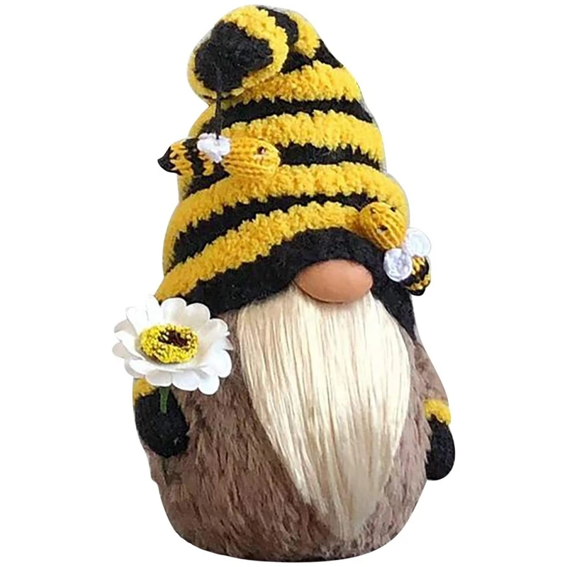 

Bumble Bee Summer Gnome Gonks Plush Doll Decor Bumblebee Sunflower Gnomes Swedish Home Farmhouse Kitchen Decor