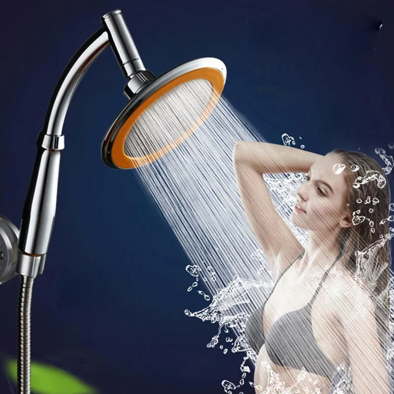

6 Inch Rainfall Stainless Steel Shower Head with Adjustable Extension Arm Set