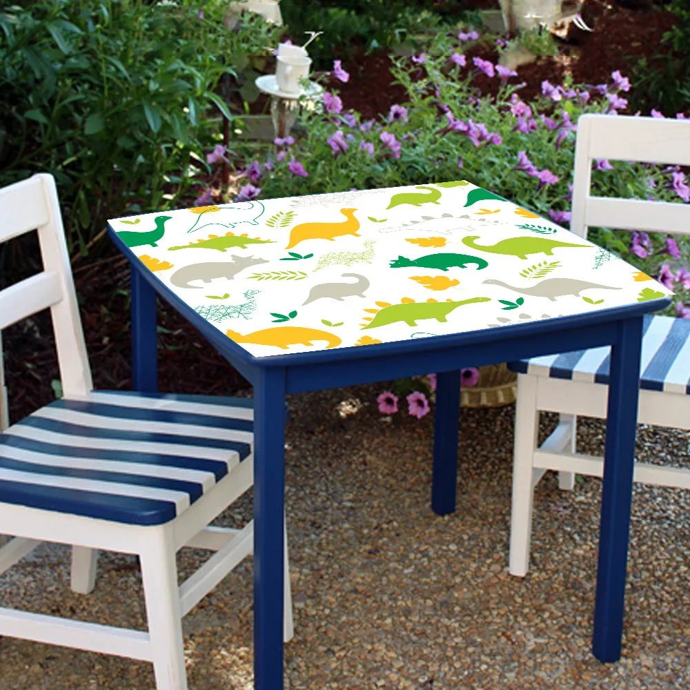 Детские наклейки с динозавром из мультфильма водонепроницаемые и