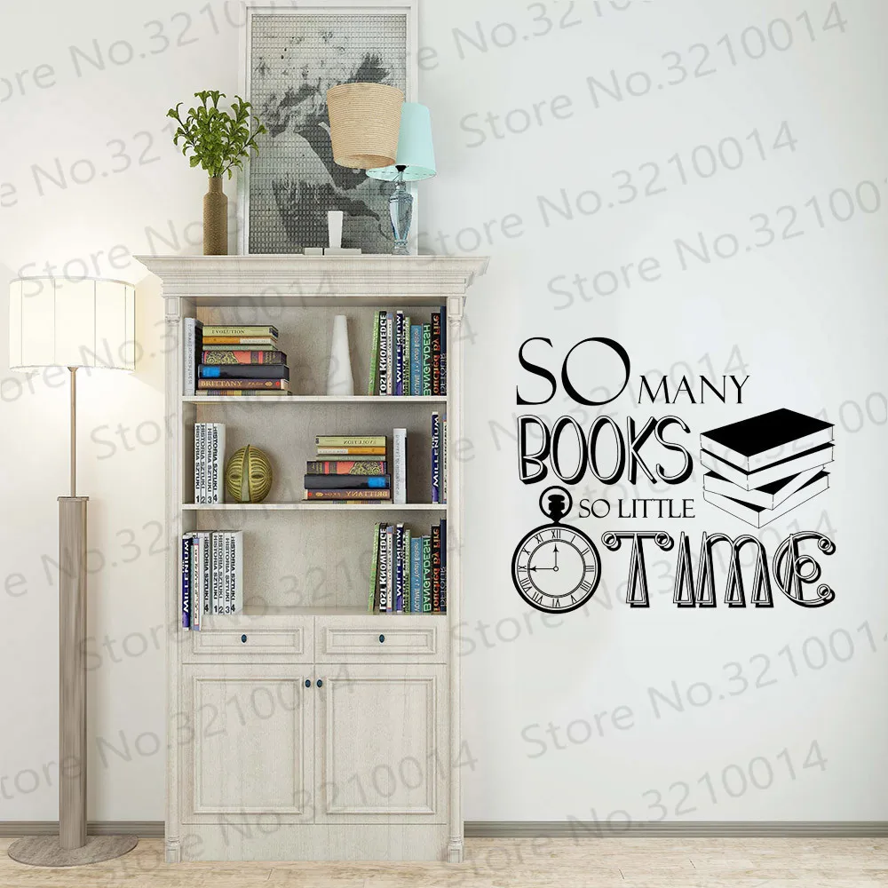 Декоративная Настенная Наклейка PW705 для книг и магазина | Дом сад