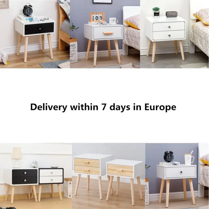 

Прикроватный столик шкаф шкафчик для спальни экономичный маленький простой Кофе спальней/тумбы/Французский поставка современного HWC