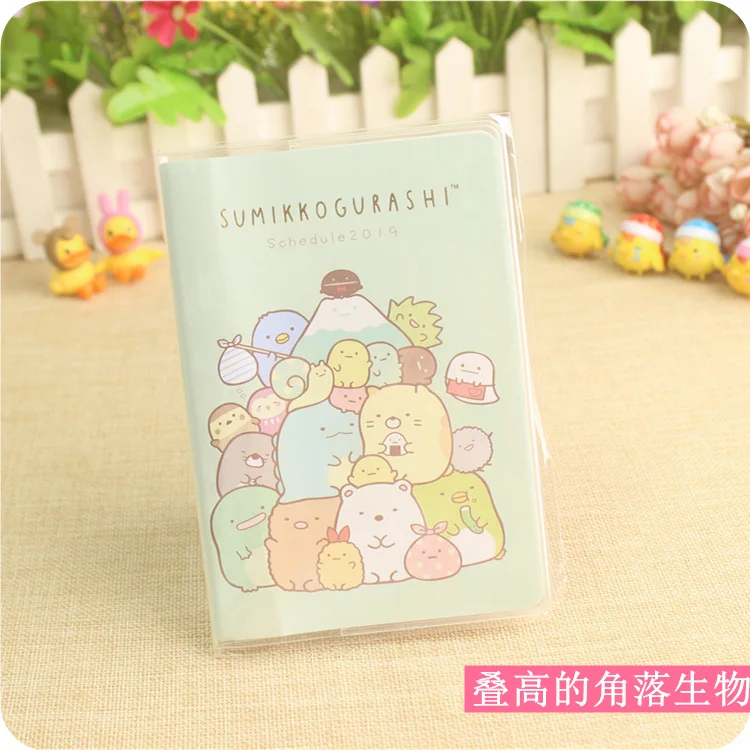 Cute Corner creature Pattern Soft Cover Paper Notebook With Lined Small Portable Diary Planner Notepad Book School Supplies | Дом и сад