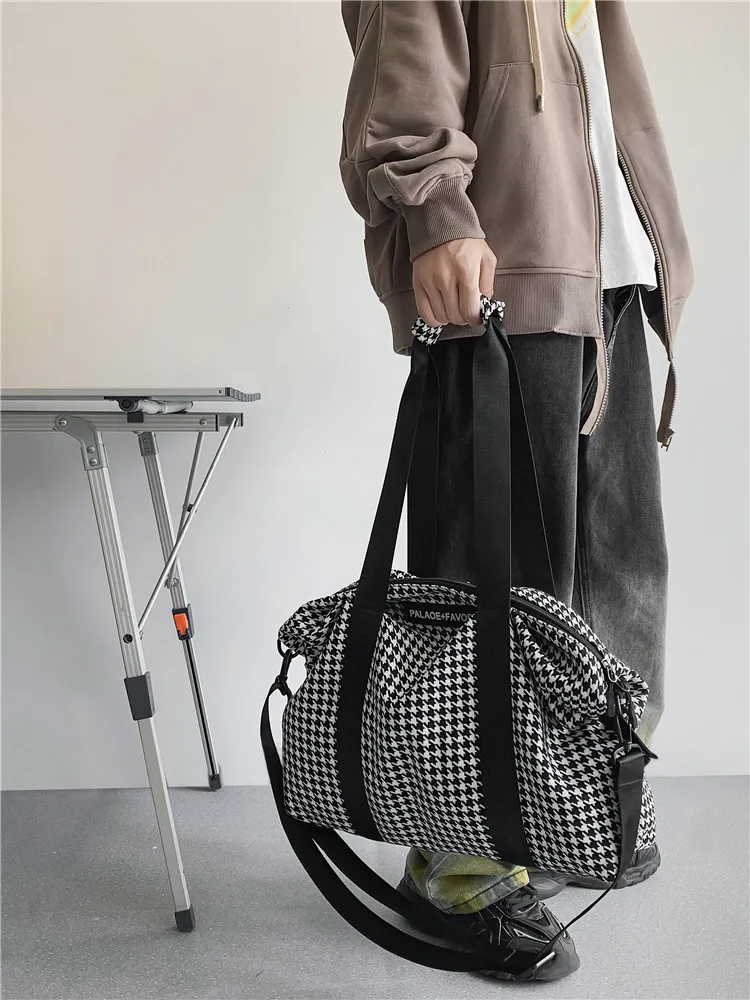 Новые Вязаные дорожные сумки YILIAN для мужчин и женщин, модные, универсальные, портативные, вместительные, на одно плечо и с высокой текстурой