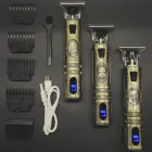 2021 USB электрическая машинка для стрижки волос, Профессиональная Мужская машинка для стрижки волос, бритва, триммер для бороды, Парикмахерская Машинка для стрижки волос