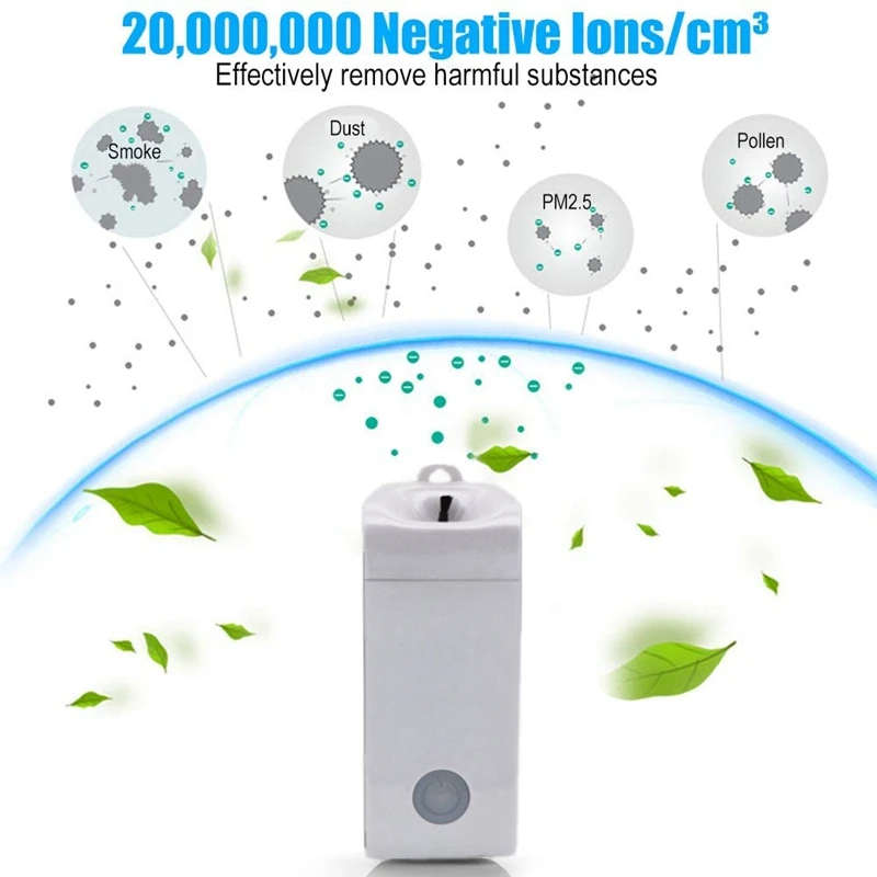 

Personal Wearable Air Purifier Necklace Mini Portable Air Freshner Ionizer Negative Ion Generator for Adults Kids