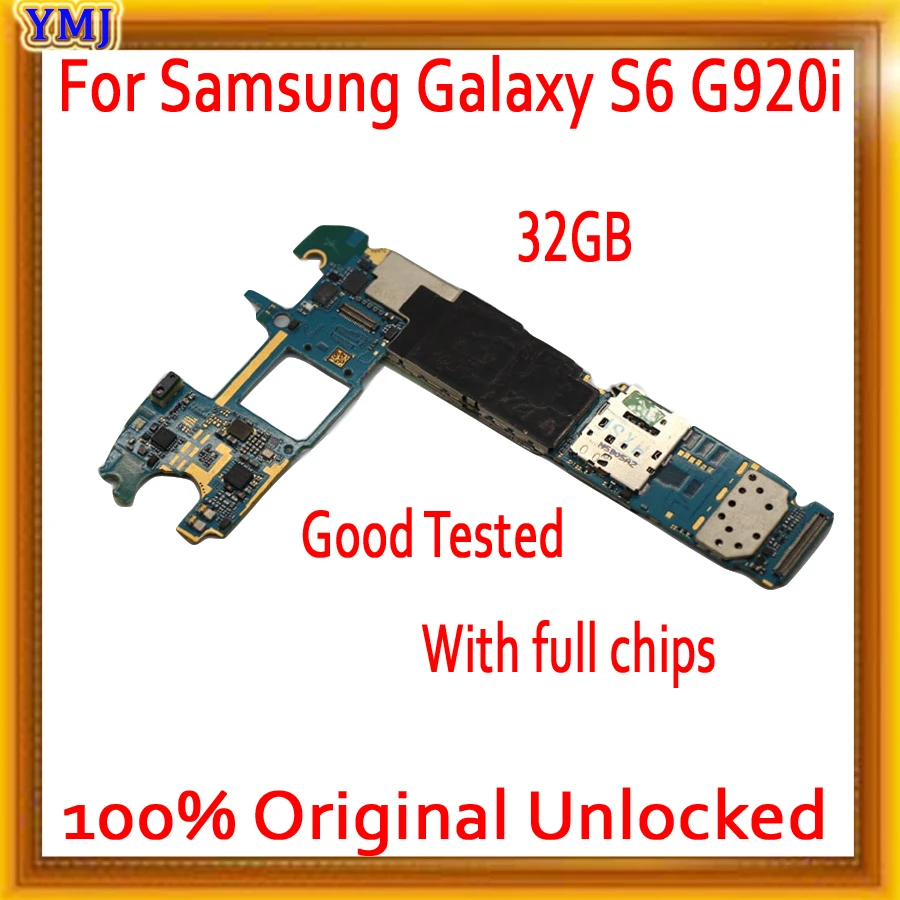 С системой Android для материнской платы Samsung Galaxy S6 G920i G920F G920V 32 ГБ 100% оригинальная