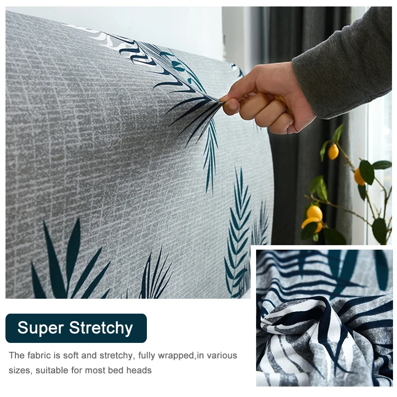 Эластичная полноразмерная Крышка для кровати с принтом универсальный размер