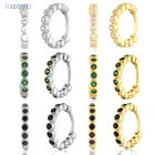 Женские серьги-кольца из серебра 925 пробы, 5,5 мм, 6,5 мм