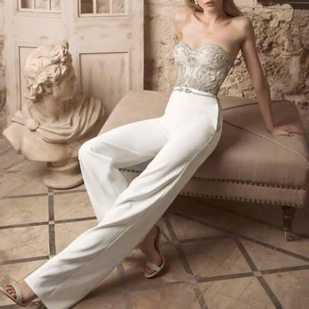 Облегающие Женские Комбинезоны модные без рукавов с открытыми плечами