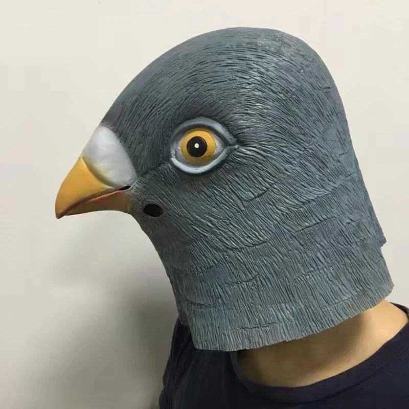 Маска в виде голубя для Хэллоуина супермилая блестящая женская головной убор