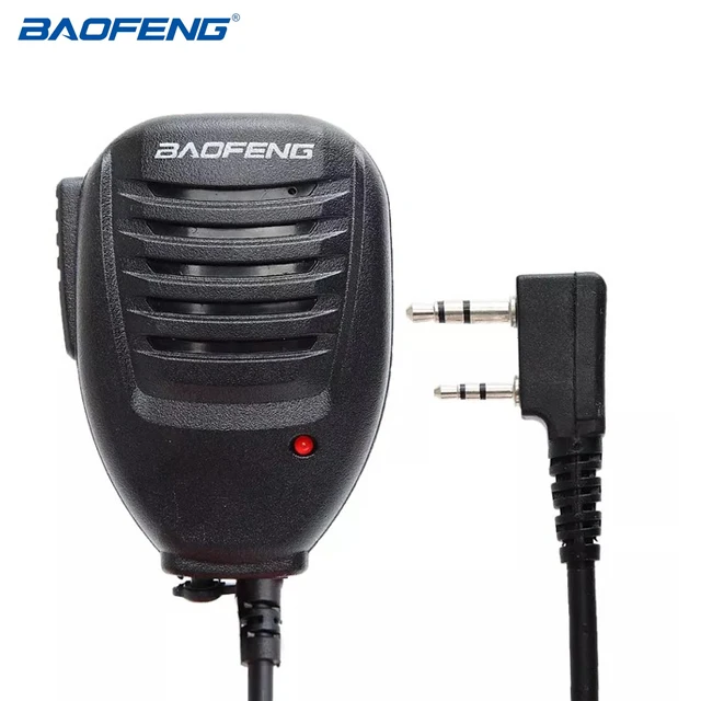 Динамик Baofeng микрофон для рации UV 5R B C D E 5RA 3RPlus двухдиапазонный двухсторонний