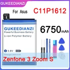 Аккумулятор C11P1612 для ASUS Zenfone 4 Max Pro Plus ZC554KL X00ID, 5,5 дюйма, 6750 мАч, большая емкость, бесплатный инструмент и номер для отслеживания