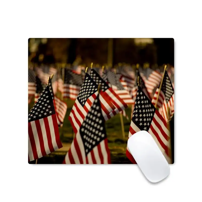 

American flag USA Customized MousePads Computer Laptop Anime Mouse Mat Mouse pad Game Officework Mat