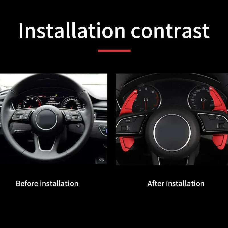 Алюминиевое Удлинительное лезвие рулевого колеса для A3 S3 A4 S4 B8 A5 S5 A6 S6 A8 R8 Q5 Q7 TT