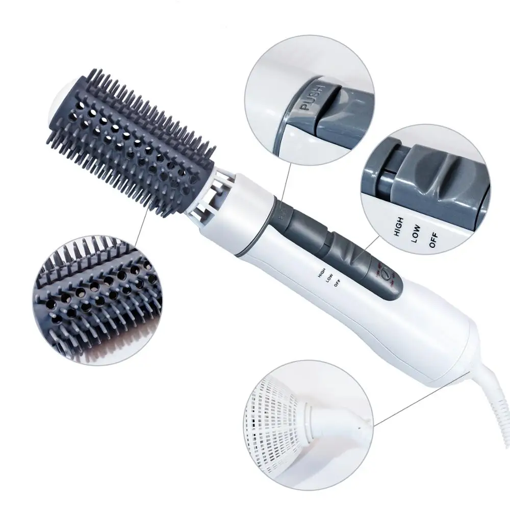 

8 in 1 One Step Hot Air Brush Multifunction Hair Dryer Hair Comb Tangle Warm-air Comb Blow Drier Blower Hair Dryers straightener
