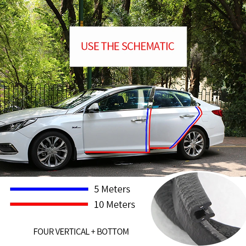 Лидер продаж 2019 универсальная полоса на края автомобильной двери для Chevrolet Cruze Aveo