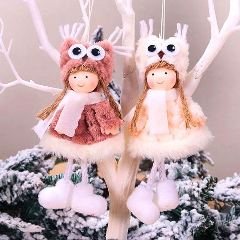 Christmas Tree Decor Flying Angel Dolls Xmas Ornament Natal Noel Deco Decoration for Home New Year 2020 Kids Gift | Дом и сад