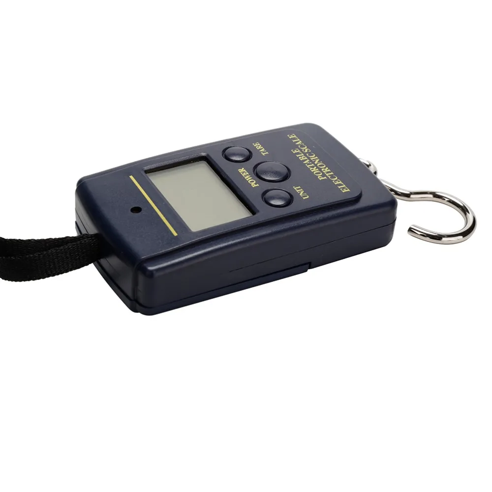 

1* 10g-40Kg Fishing Weights Scales Mini Electronic Hanging Fishing Luggage Balanca Digital Handy Pocket Weight Hook Scale