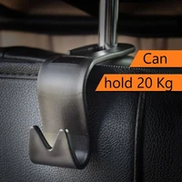 simple car back seat hooks car interior parts bag pouch storage hanger headrest mount hanging holder duarable bearing 20kg