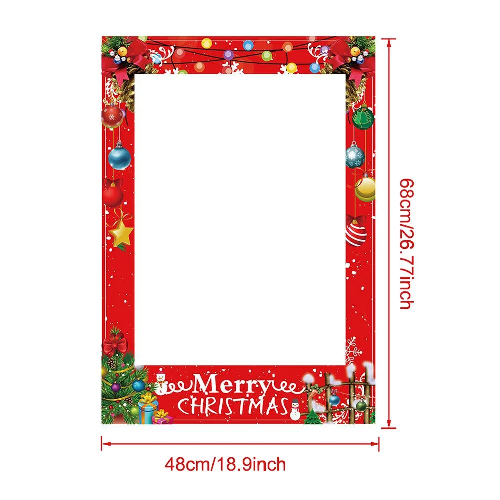 paper photo frame Рождество с блестками для студийной Фотокабины(22 шт.) "сделай сам" Наборы вечерние украшения и ажурным переплетением для нового года; вечерние поставки - Цвет: paper photo frame