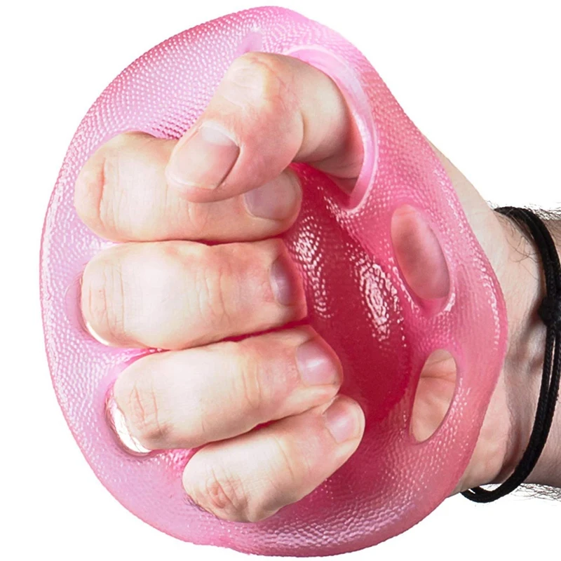 Hand Exerciser - Grip Forearm Wrist Strengthener Squeeze and Flex Finger Extension Trainer Therapy Stress Ball Training Phys | Спорт и