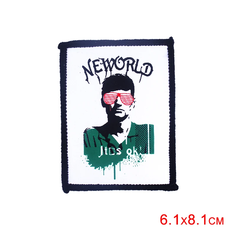 Нашивки из ПВХ нашивка с Вышивкой Букв наклейка текстом железная на одежду