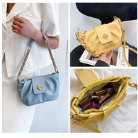 2021 new ladies portable shoulder bag trendy fashion messenger bag solid color wallet mobile phone bag