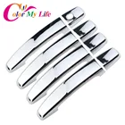 Цвет My Life стайлинга автомобилей ABS хромированная отделка дверные ручки Крышка наклейка для Chevrolet Cruze 2009-2014 для OPel MOKKA ASTRA J