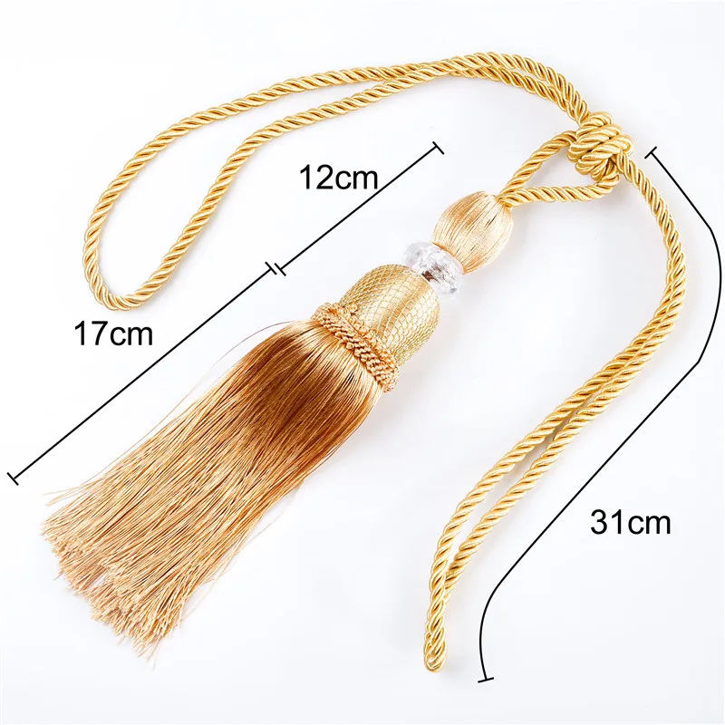 Роскошные Аксессуары для штор YokiSTG застежки в виде золотого сетчатого шара