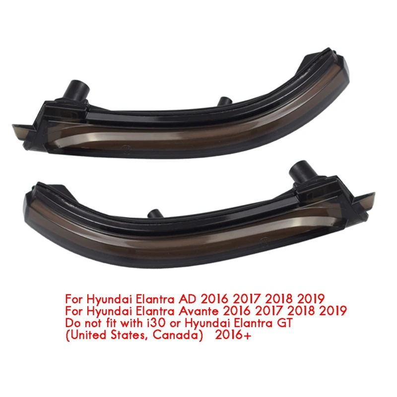 

Car Dynamic Turn Signal Light Flasher Flowing Water Blinker Flashing Light for Hyundai Elantra Avante AD 2016-2019