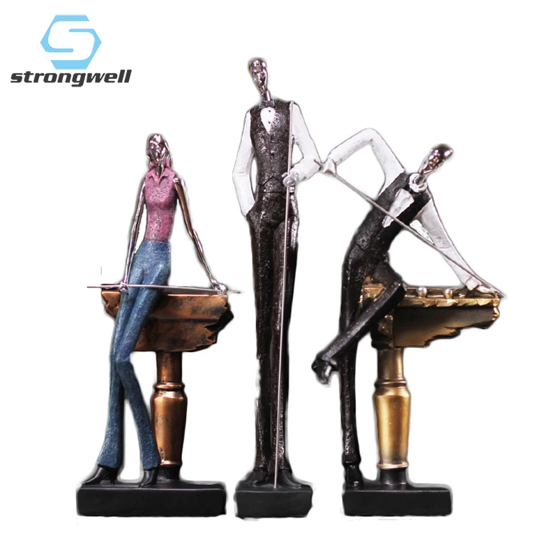 Strongwell современная статуя из бильярда абстрактная скульптура для украшения дома