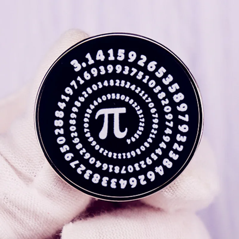 

Pi Day Symbol Mathematical Math Numbers Brooch Pins Enamel Metal Badges Lapel Pin Brooches Jackets Fashion Jewelry Accessories