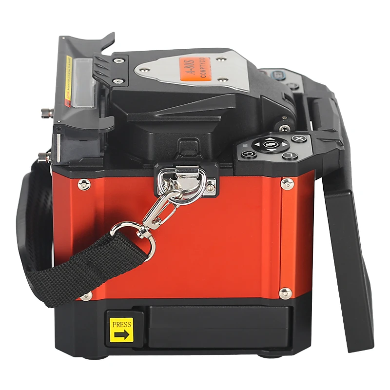 Желтовато оранжевый автоматический сварочный аппарат для оптоволокна