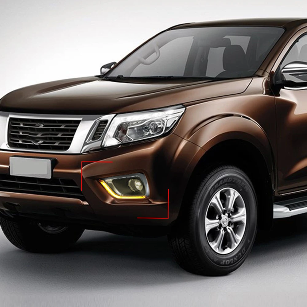 Дневные ходовые огни для Nissan Navara NP300 2015 2016 2017 2018 2 светодиодный т. | Автомобили и