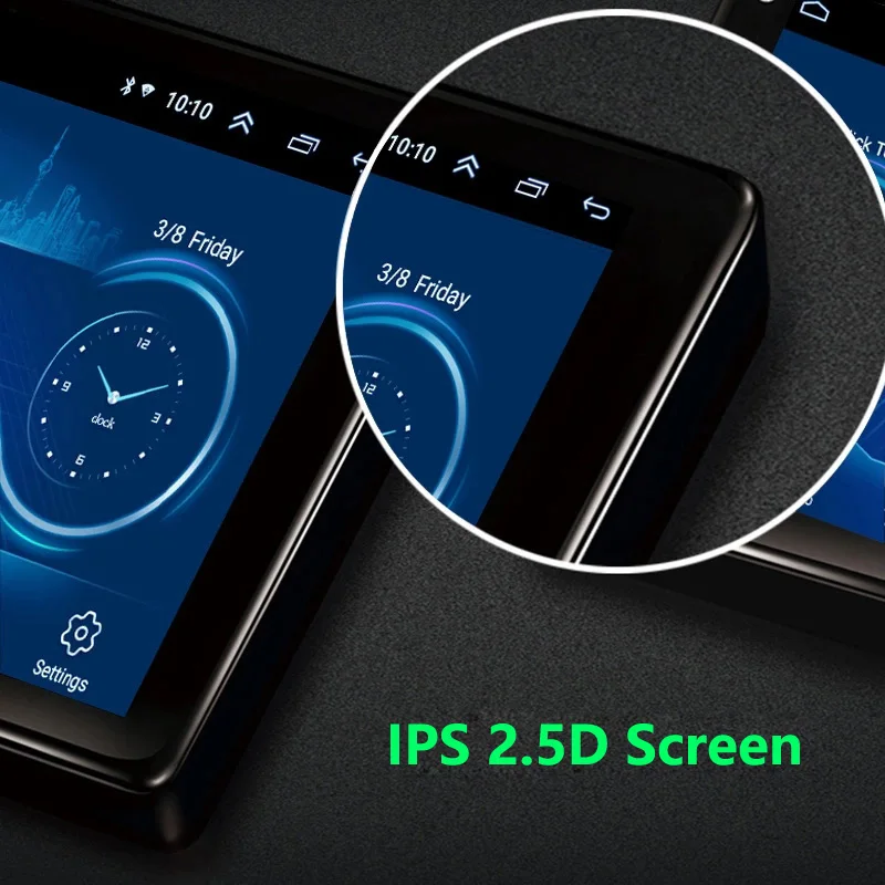 Автомобильный GPS-радиоприемник IPS Android 10 мультимедийный плеер головное
