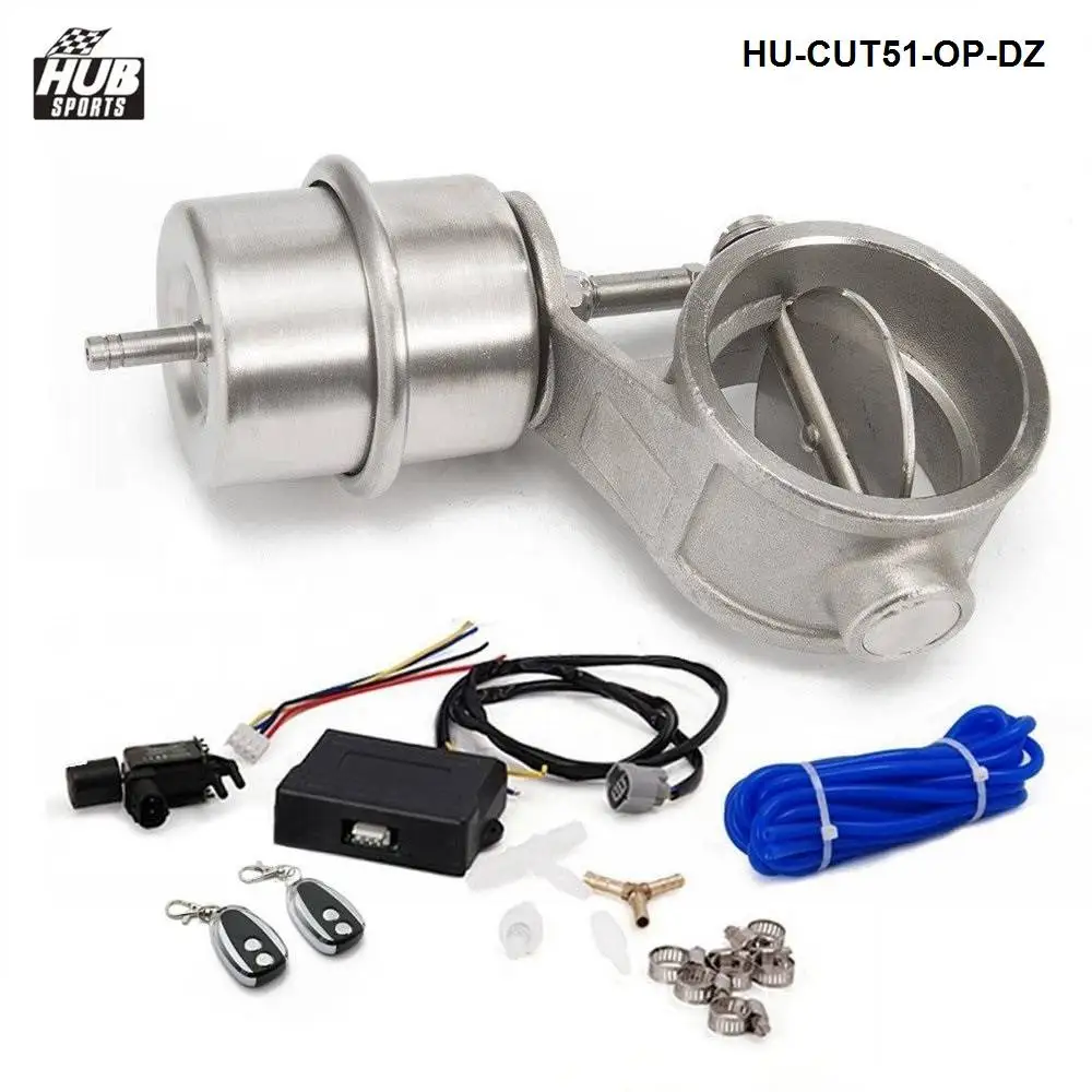 

2 ''51 мм Открытый Вакуумный выпускной клапан, вырез с беспроводным пультом дистанционного управления, набор, HU-CUT51-OP-DZ