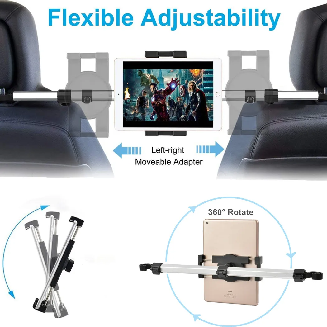 13 car headrest tablet mount for ipad pro 12 9 11 tablet car holder for samsung galaxy tab s7 fe plus xiaomi tablet holder car free global shipping