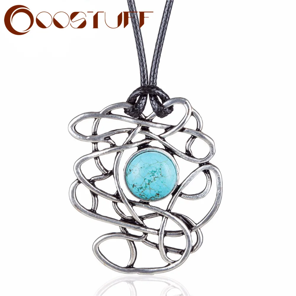 Новинка из натурального камня Для женщин jewelry Винтаж основа для кулонов и
