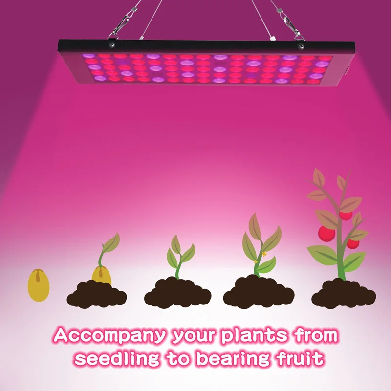 Grow Light Plant LED light Anti-fog 25W Lamp for Indoor Plants with Red Blue UV &amp IR Spectrum Growing &ampFlower | Лампы и