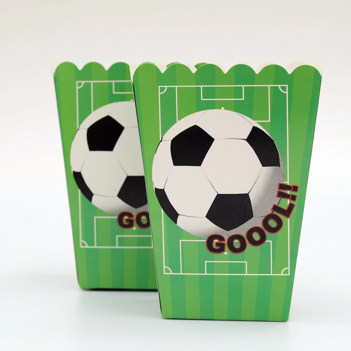 

Creative Football Theme Party Decoration Football Candy Box Popcorn Box Baby Shower Kids Birthday Party Supplies