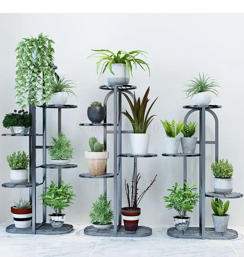 Кованое железо балкон гостиная интерьер Современное украшение напольная