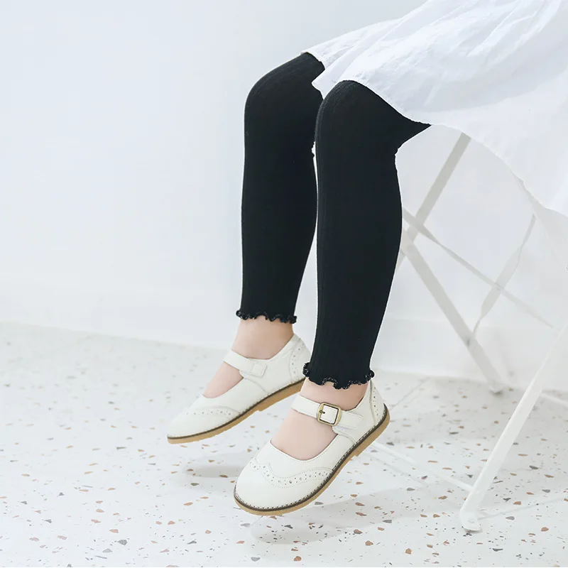 Детские леггинсы в корейском японском стиле хлопковые колготки для маленьких