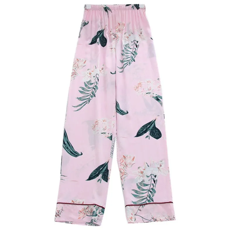 Мужские хлопковые пижамы женские весенние и осенние брюки домашние свободные