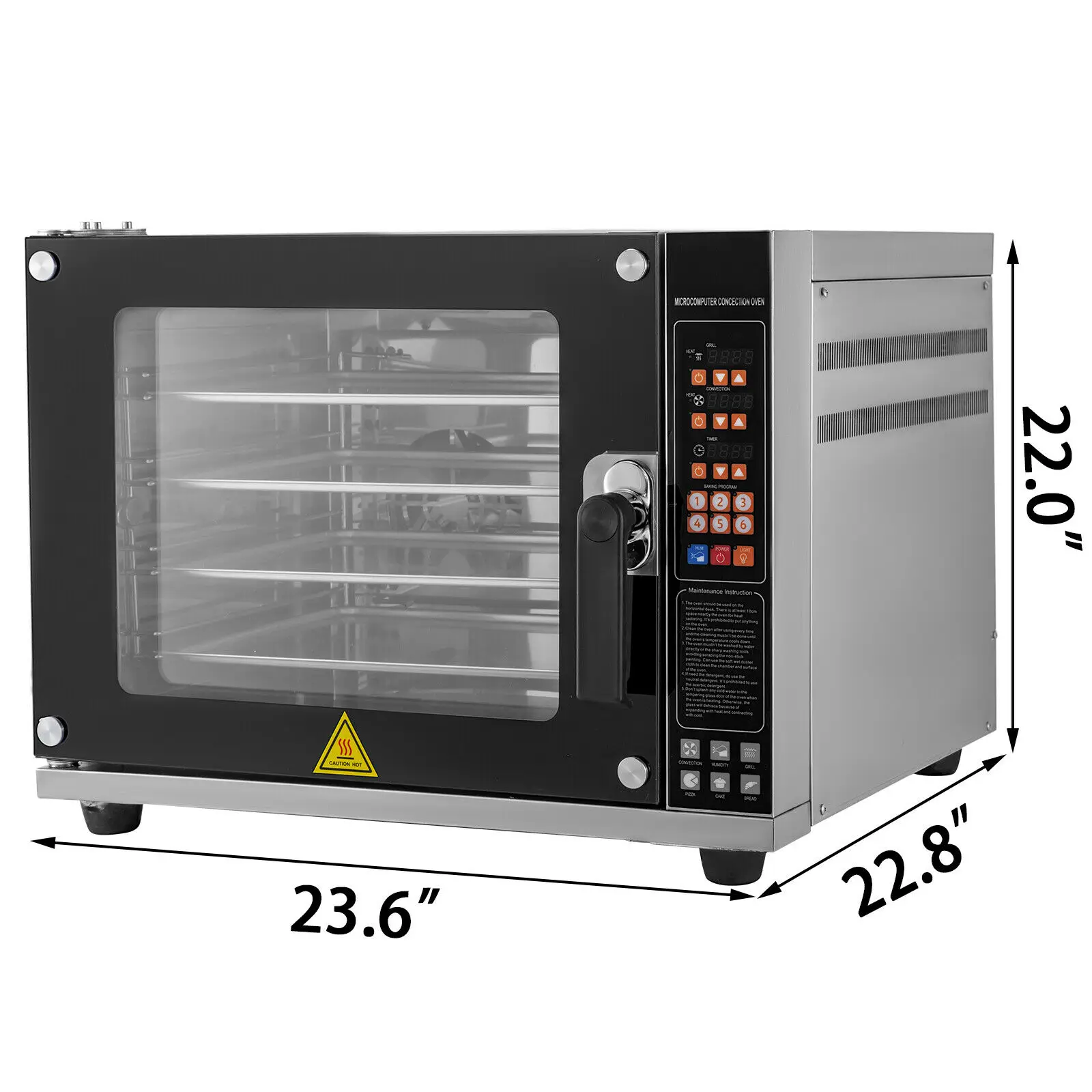 Печь VEVOR конвекционная с функцией распыления 4500 Вт 0-350 ℃ |